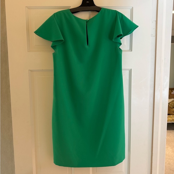 Milly Green Ruffle Mini Dress - Picture 3 of 4